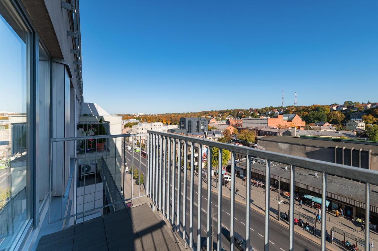 Panoramic City Centre Apartment By Polo Apartments Kaunas Kültér fotó